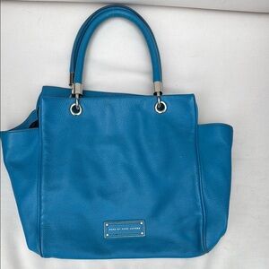 Marc By Marc Jacobs Blue Tote Bag